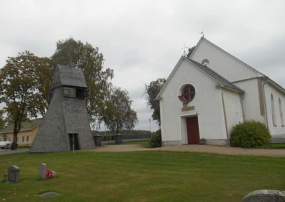 Kyrka och Klocktorn Gunnarsnäs kyrka Mellerud