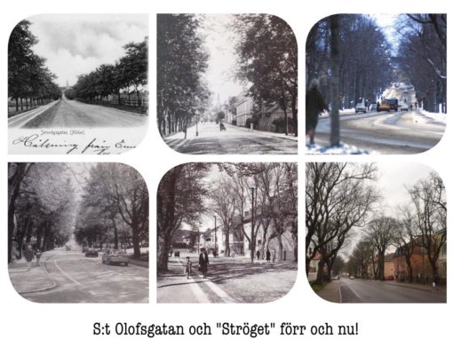Sankt Olofsgatan och Ströget Foto U Lundberg