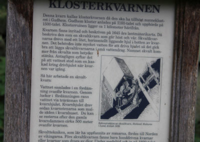 info Skylt Klosterkvarnen 
