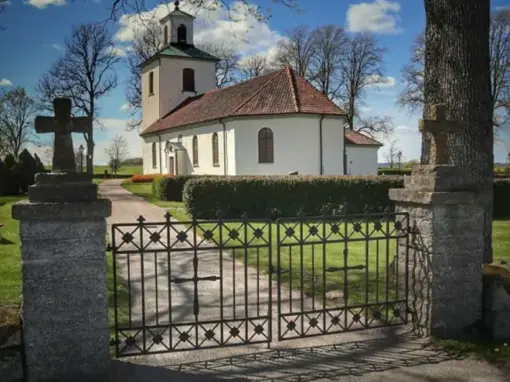 Karleby kyrka i Falköping, kyrkobyggnad uppförd 1839 i empirestil
