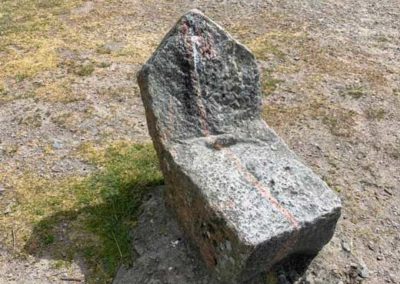 Haverdals Naturreservat Sten stol