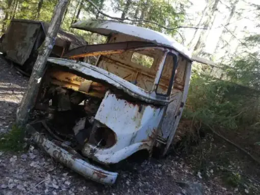Bilkyrkogården på Kyrkö mosse nära Ryd i Småland