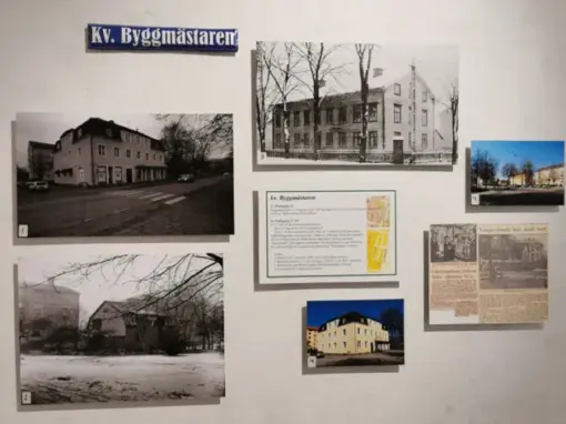 Utställning om kvarteret Byggmästaren vid S:t Olofsgatan i Falköping
