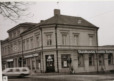 4 Forsska huset när banken låg här, 1980-tal.