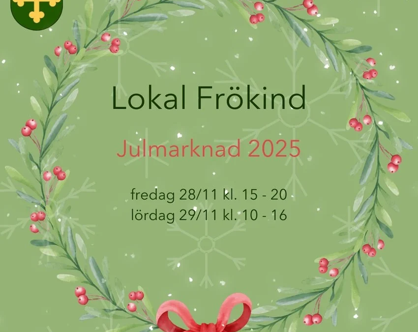 Hantverk, Glögg och Julstämning, Julmarknad i Lokal Frökind
