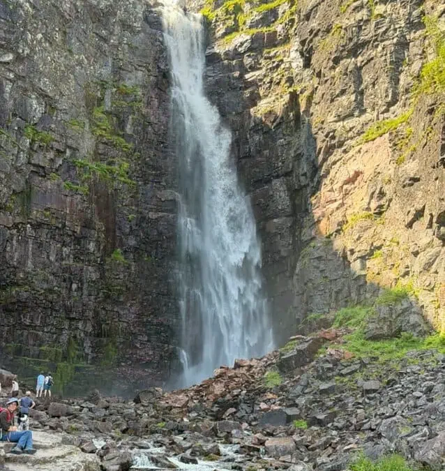Njupeskär – vattenfall i Fulufjällets nationalpark